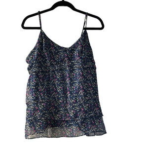 American Eagle Summer Ruffle Y2K‎ Pullover Top Size XL